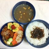 2017.3.11肉団子と焼売ブロハム卵焼パパ弁♡